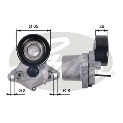 Belt Tensioner, V-ribbed belt (39123)