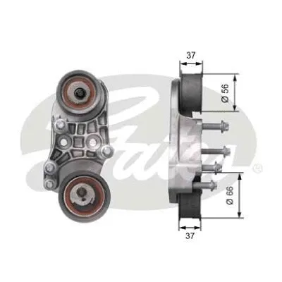 Tensioner, timing belt (T41221)