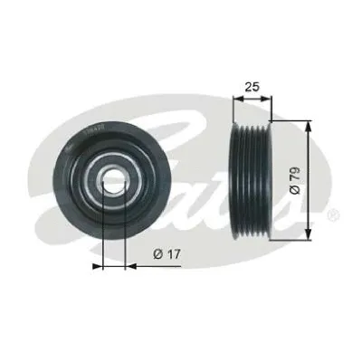 Deflection/Guide Pulley, V-ribbed belt (36420)