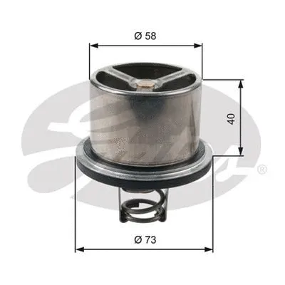 Thermostat, coolant (TH07882)