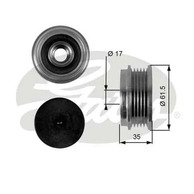 Alternator Freewheel Clutch (OAP7076)