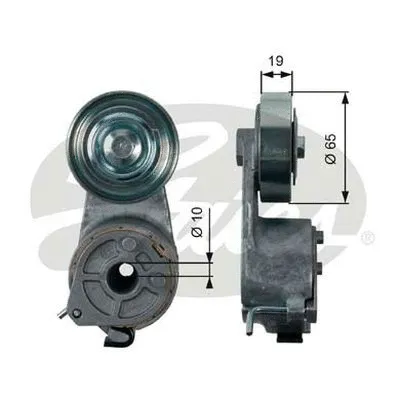 Belt Tensioner, V-ribbed belt (38674)