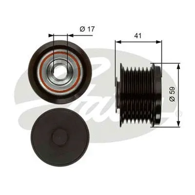 Alternator Freewheel Clutch (OAP7078)
