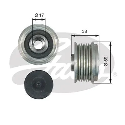 Alternator Freewheel Clutch (OAP7177)