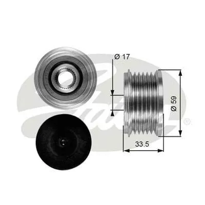 Alternator Freewheel Clutch (OAP7080)
