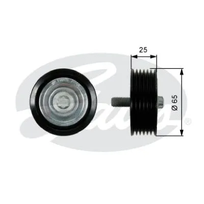 Deflection/Guide Pulley, V-ribbed belt (36433)