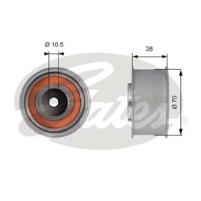 Deflection/Guide Pulley, timing belt (T42155)
