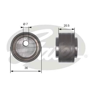 Tensioner Pulley, timing belt (T41278)