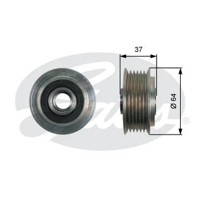 Alternator Freewheel Clutch (OAP7160)