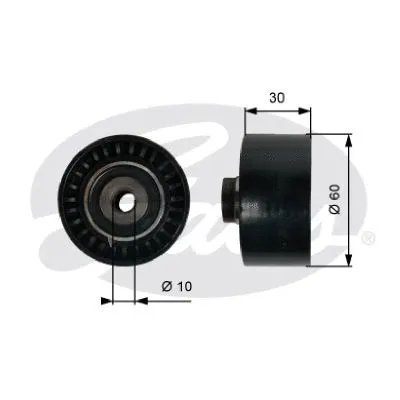 Deflection/Guide Pulley, timing belt (T42065)