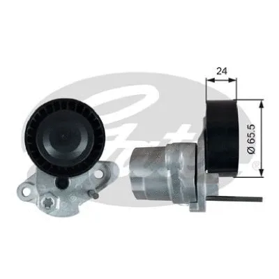 Belt Tensioner, V-ribbed belt (39387)