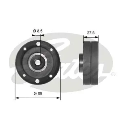 Tensioner Pulley, timing belt (T41175)