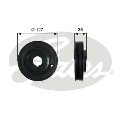 Belt Pulley, crankshaft (TVD1097)