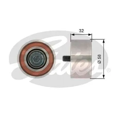 Deflection/Guide Pulley, timing belt (T42141)