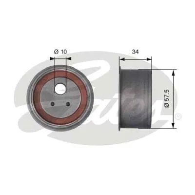Tensioner Pulley, timing belt (T41271)