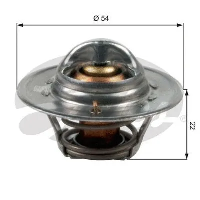 Thermostat, coolant (TH12782G1)