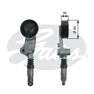 Belt Tensioner, V-ribbed belt (39257)