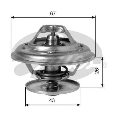 Thermostat, coolant (TH01991G1)
