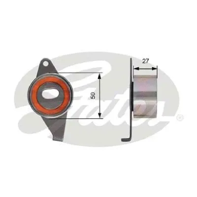 Tensioner Pulley, timing belt (T41245)