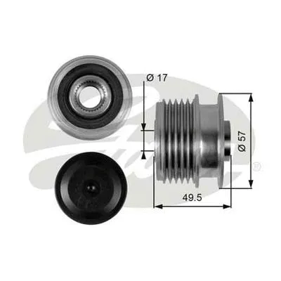 Alternator Freewheel Clutch (OAP7089)