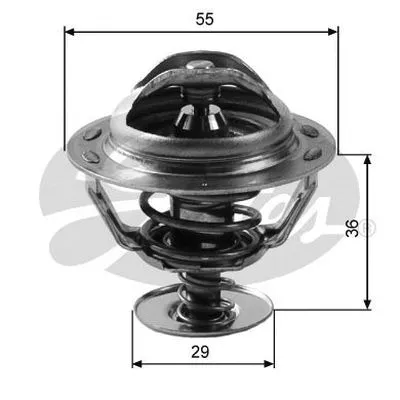 Thermostat, coolant (TH12283G2)