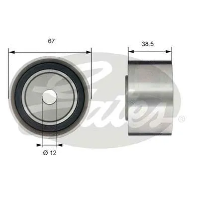 Deflection/Guide Pulley, timing belt (T42173)