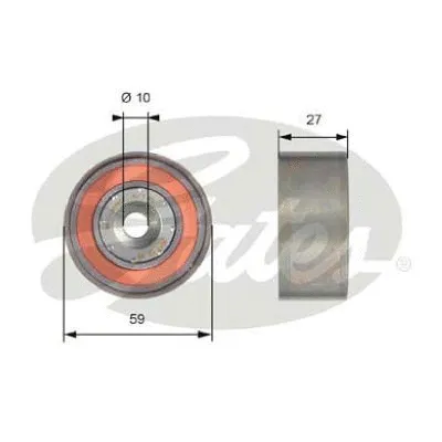 Deflection/Guide Pulley, timing belt (T42149)