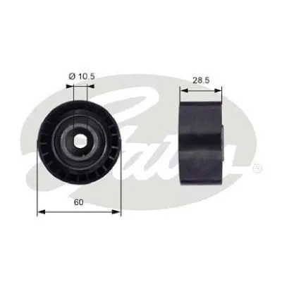 Deflection/Guide Pulley, timing belt (T42036)