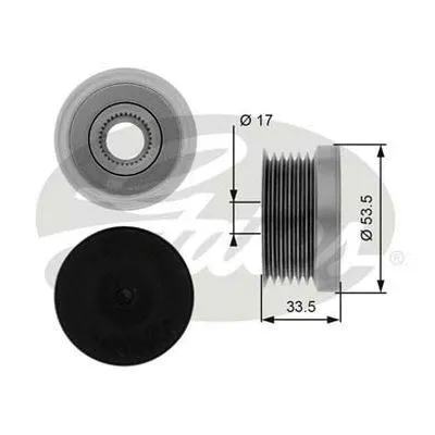 Alternator Freewheel Clutch (OAP7111)