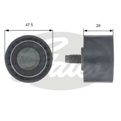 Deflection/Guide Pulley, timing belt (T42197)