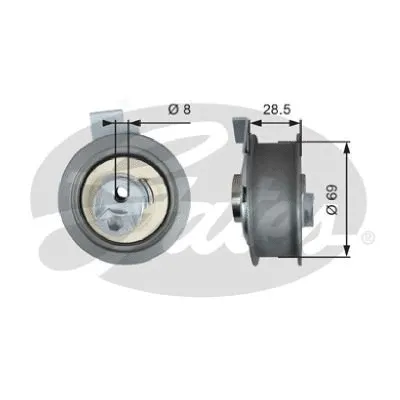 Tensioner, timing belt (T43242)