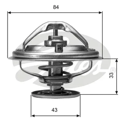 Thermostat, coolant (TH06582G1)