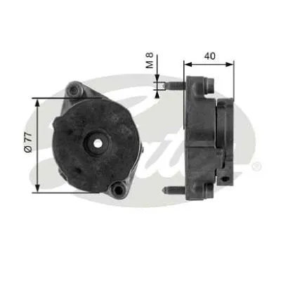 Belt Tensioner, V-ribbed belt (38345)