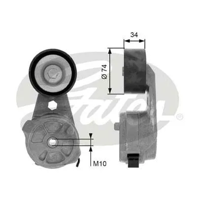 Belt Tensioner, V-ribbed belt (38601)