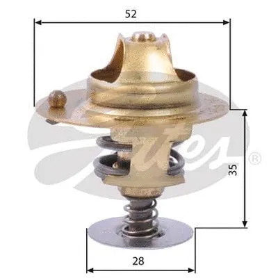 Thermostat, coolant (TH14178G2)