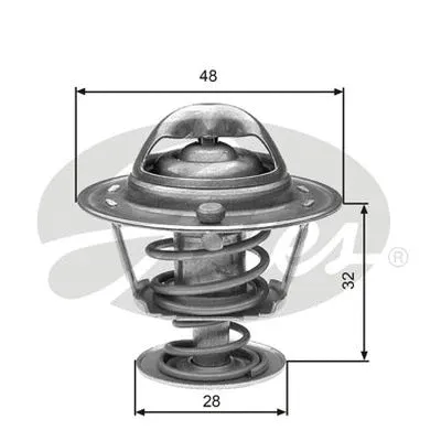 Thermostat, coolant (TH32576G1)