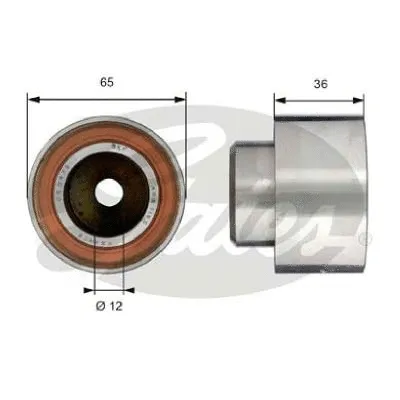 Deflection/Guide Pulley, timing belt (T42184)
