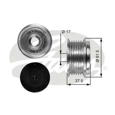 Alternator Freewheel Clutch (OAP7075)