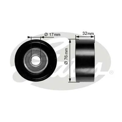 Deflection/Guide Pulley, V-ribbed belt (36253)