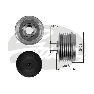 Alternator Freewheel Clutch (OAP7063)