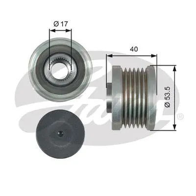 Alternator Freewheel Clutch (OAP7179)
