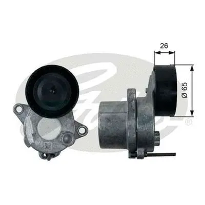 Belt Tensioner, V-ribbed belt (39196)
