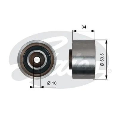 Deflection/Guide Pulley, timing belt (T42222)