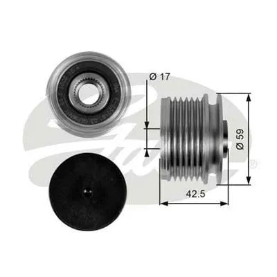 Alternator Freewheel Clutch (OAP7106)