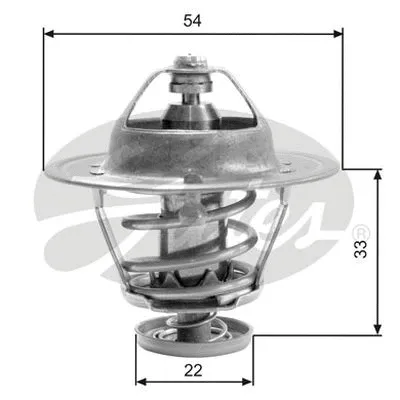 Thermostat, coolant (TH22682G1)