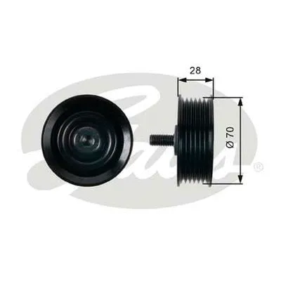 Deflection/Guide Pulley, V-ribbed belt (36410)
