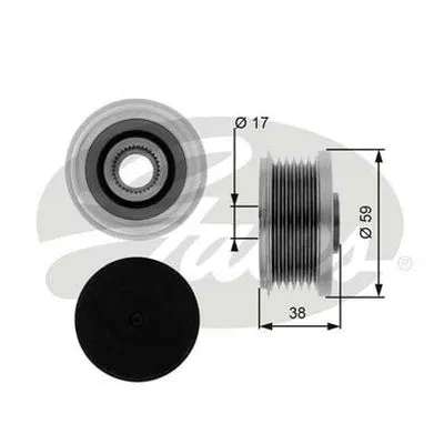Alternator Freewheel Clutch (OAP7077)