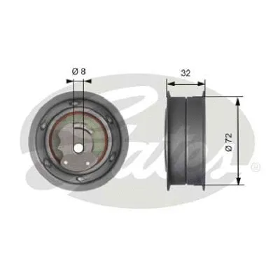 Tensioner Pulley, timing belt (T41108)