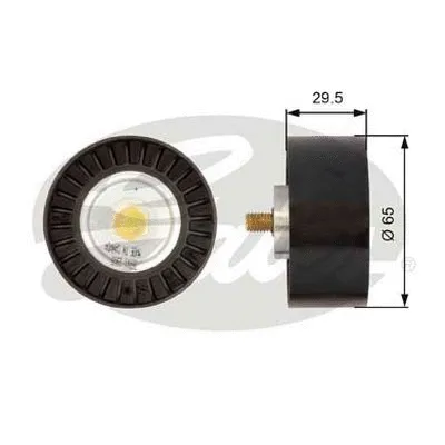 Deflection/Guide Pulley, V-ribbed belt (36081)