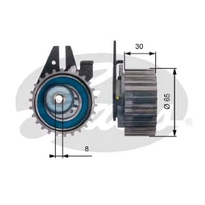 Tensioner Pulley, timing belt (T43211)